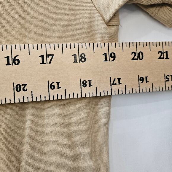 True Religion TR Sunset Tee Short Sleeve Shirt Beige Size Small - Picture 7 of 8